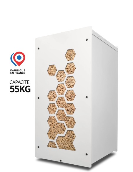 Granulebox 55kg blanc OCTO : image Granulebox 55kg blanc OCTO : image