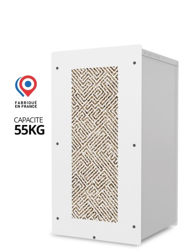Wood pellet storage 55kg white Laby : image