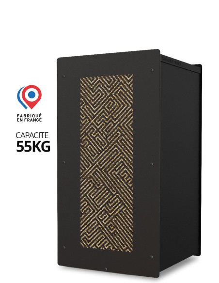 Granulebox 55kg noir LABY : image Granulebox 55kg noir LABY : image
