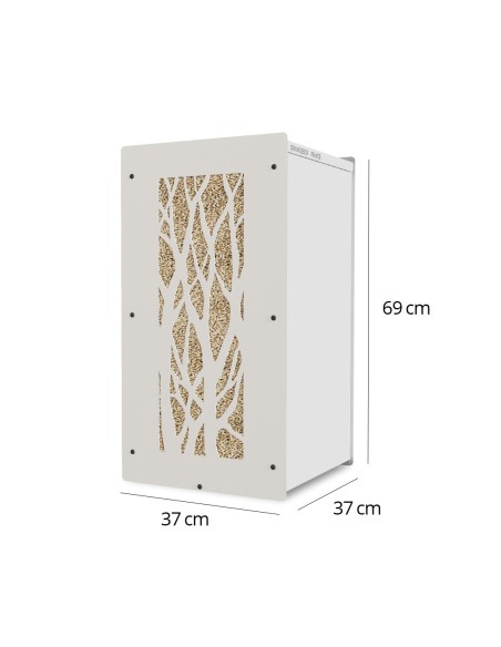 Granulebox 55kg blanc ARBRE