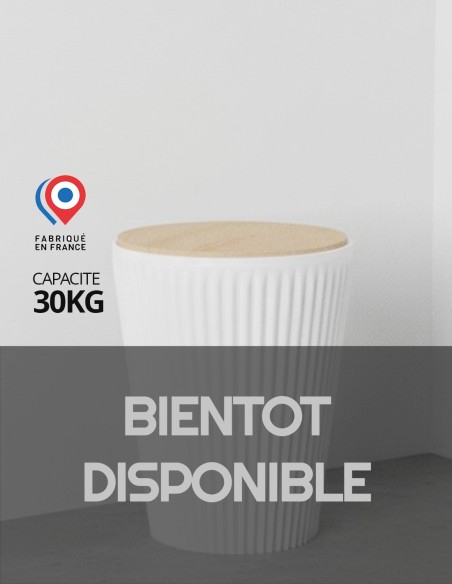 Réservoir à pellet Muffin noir : image Réservoir à pellet Muffin noir : image