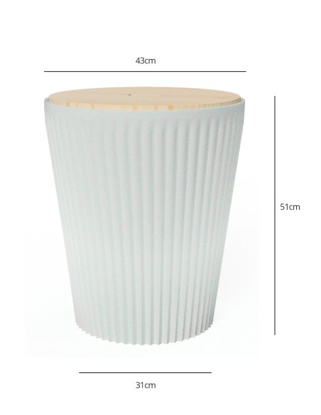 Réservoir à pellet Muffin noir : image