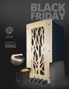 Premium wood pellet storage : image