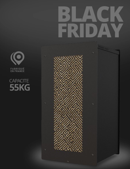 Granulebox 55kg noir LABY : image