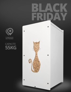 Granulebox 55kg blanc FELIX : image