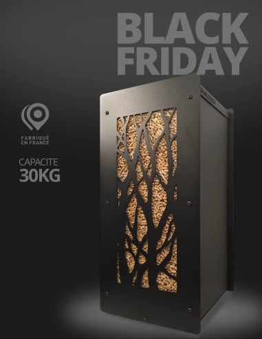 Granulebox 30kg noir ARBRE : image