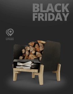 Rangement à bois AMI : image