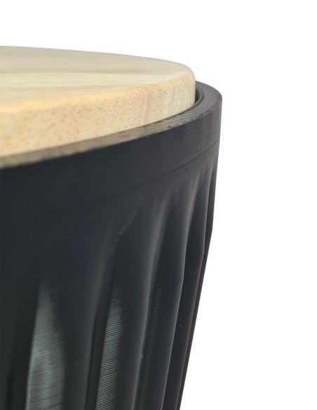 Réservoir à pellet Muffin noir fabriqué en France : acheter en ligne |