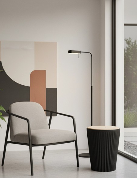 Réservoir à pellet Muffin noir fabriqué en France : acheter en ligne |