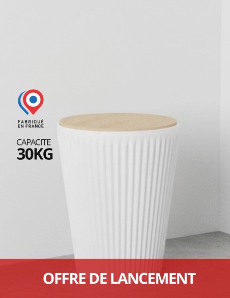 Réservoir à pellet Muffin noir fabriqué en France : acheter en ligne |