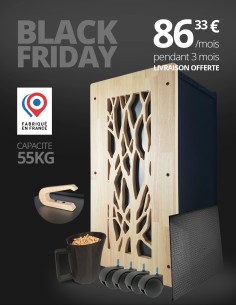 Premium wood pellet storage : image