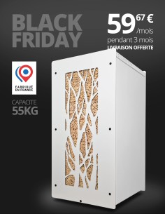 Granulebox 55kg blanc ARBRE : image