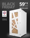 Wood pellet storage 55kg white Archi : image