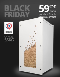 Granulebox 55kg blanc NUMERIK : image