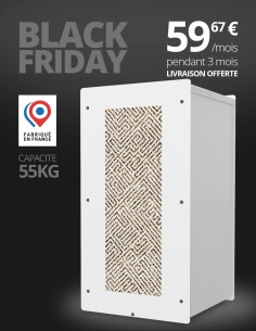 Granulebox 55kg blanc LABY : image
