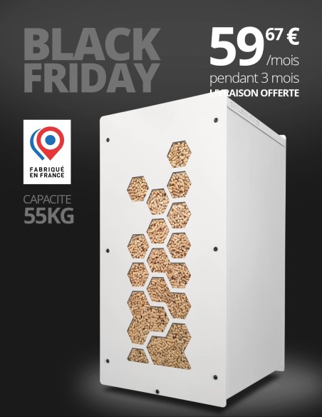 Granulebox 55kg blanc OCTO : image