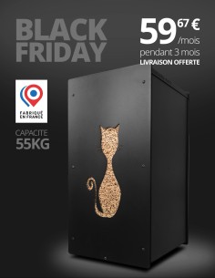 Granulebox 55kg noir FELIX : image