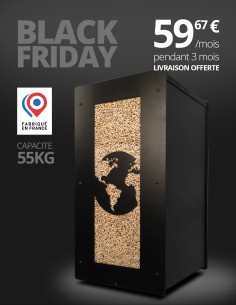 Granulebox 55kg noir WORLD : image