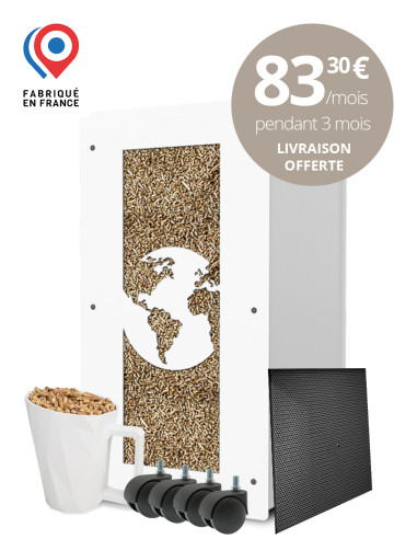 Granulebox 55kg blanc WORLD : image