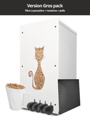 Granulebox 55kg blanc FELIX : image