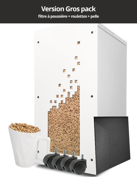 Granulebox 55kg blanc NUMERIK : image