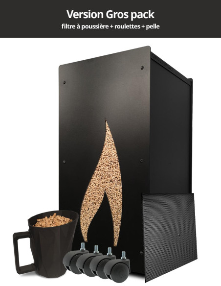 Granulebox 55kg noir FLAMME : image