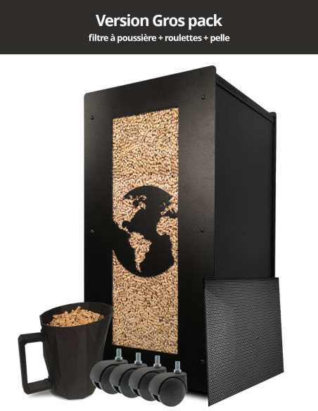 Granulebox 55kg noir WORLD : image