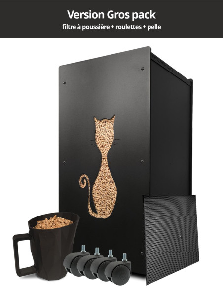 Granulebox 55kg noir FELIX : image