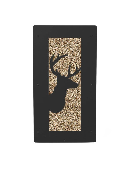 Gros pack stockage granulés de bois Cerf noir 55kg : image