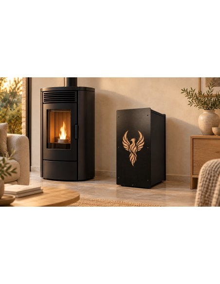Meuble de rangement modèle Phoenix dans un salon
