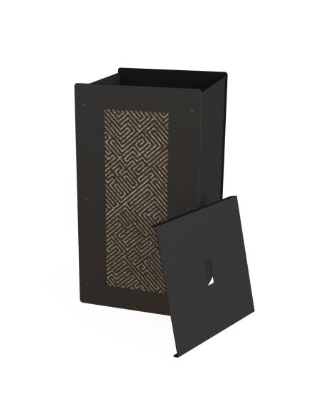 Wood pellet storage 55kg black Laby : image