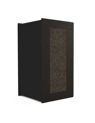 Wood pellet storage 55kg black Laby : image