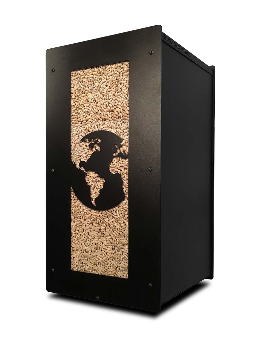 Granulebox 55kg noir WORLD