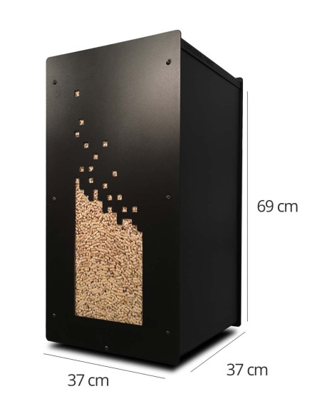 Granulebox 55kg noir NUMERIK