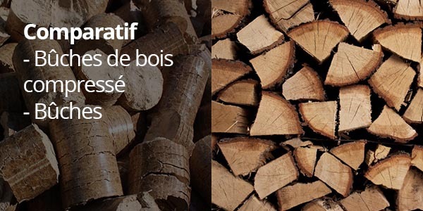 Guide comparatif : bûches de bois compressé vs. bûches de bois classiques pour poêles, cheminées et Inserts .