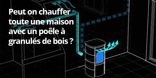 Peut-on chauffer toute une maison avec un poêle à granulés de bois ?